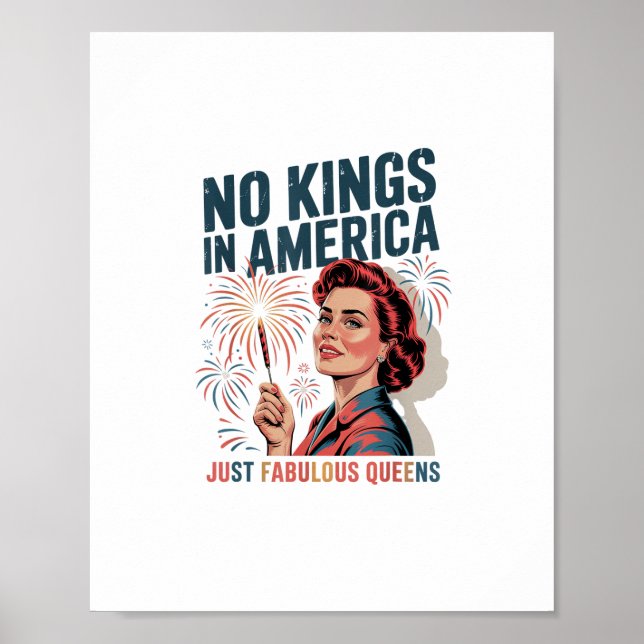 Affiche Pas de rois en Amérique, juste la fierté des reine (Devant)