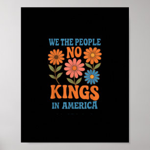 Affiche Pas de rois en Amérique Nous le peuple Amoureux Ré