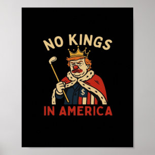Affiche Pas de rois en Amérique Pas de rois Jour Vintage C