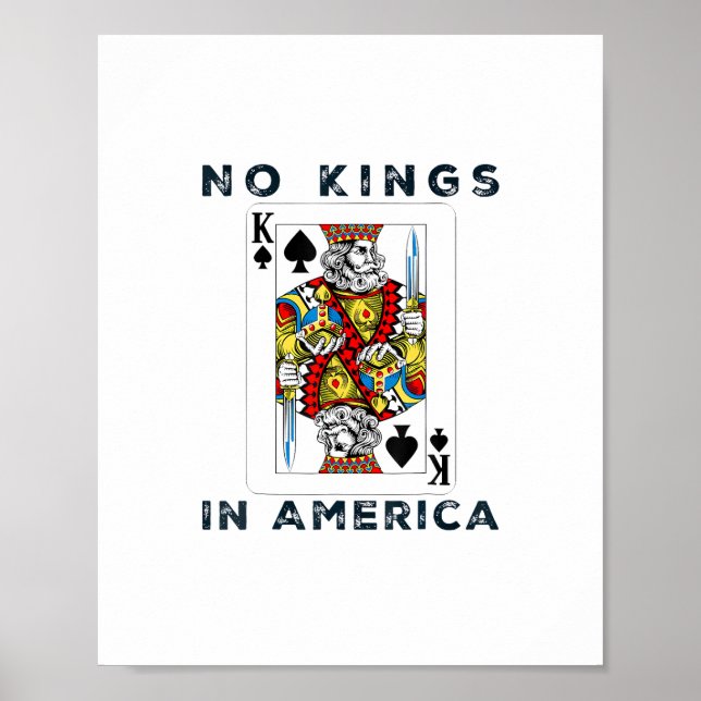 Affiche Pas de rois en Amérique, style créatif We The Peop (Devant)