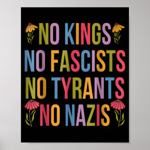 Affiche Pas de rois hommes femmes patriotiques liberté