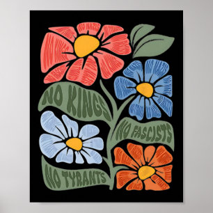 Affiche Pas de rois ni de fascistes ni de tyrans ni de naz