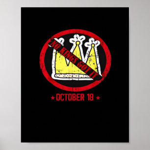 Affiche Pas de rois, style créatif classique