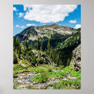 Affiche Pas de sentiers vers le haut // Beauté merveilleus