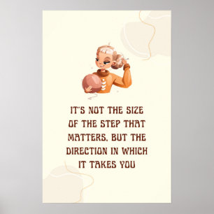 Affiche Pas de taille mais de direction