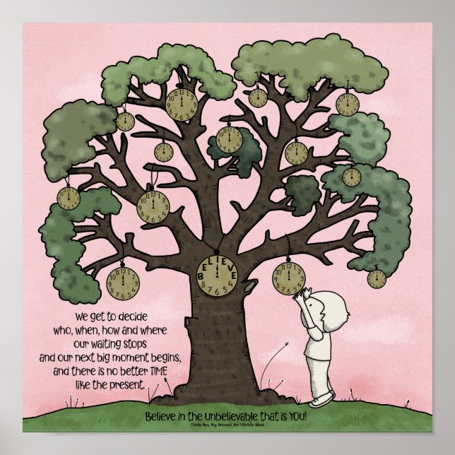 Affiche Pas de TEMPS comme le présent (Devant)