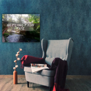 Affiche Pas de vol de l'affiche de pont proverbe destin