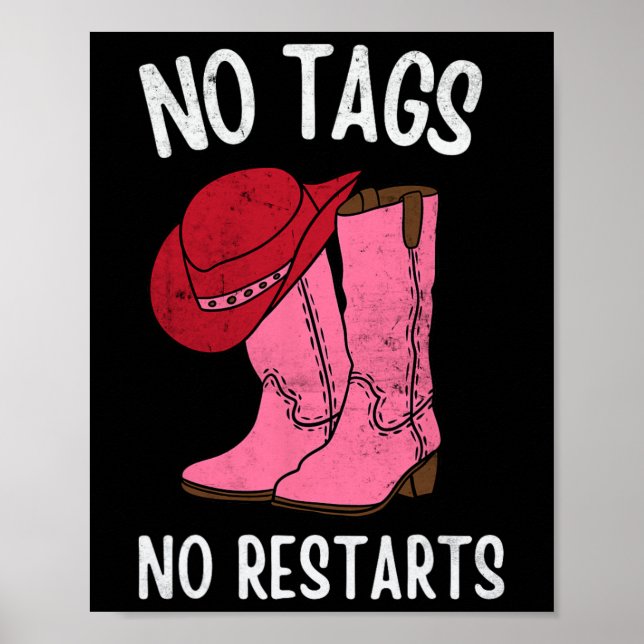 Affiche Pas d'étiquettes Pas de redémarrages Ligne Danse (Devant)
