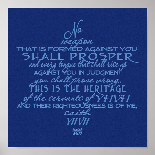 Affiche Pas d'étoile d'arme de David Bleu sur Bleu (Devant)