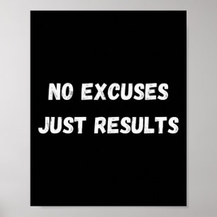 Affiche Pas d'excuses