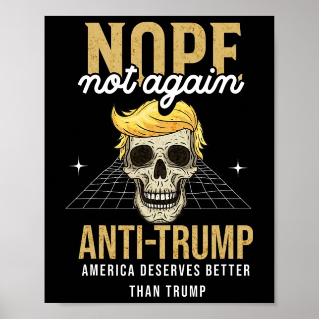 Affiche Pas encore Anti-Trump 2024 (Devant)