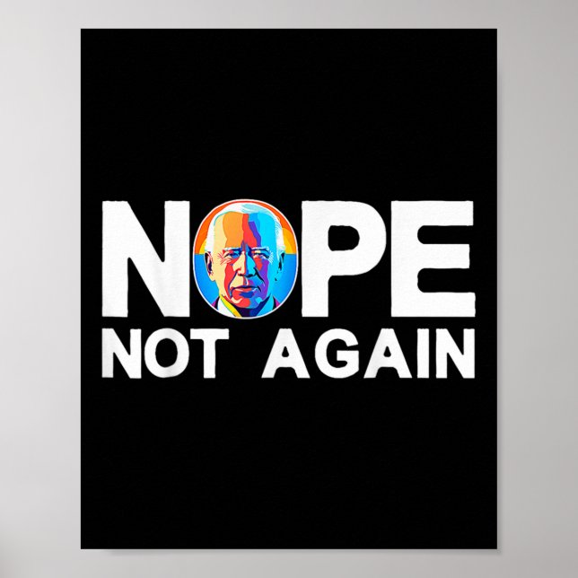 Affiche Pas encore drôle Biden Pro-trump (Devant)
