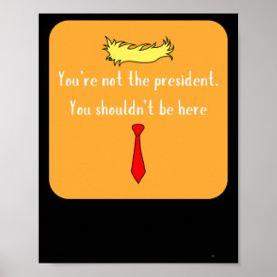 Affiche Pas le président