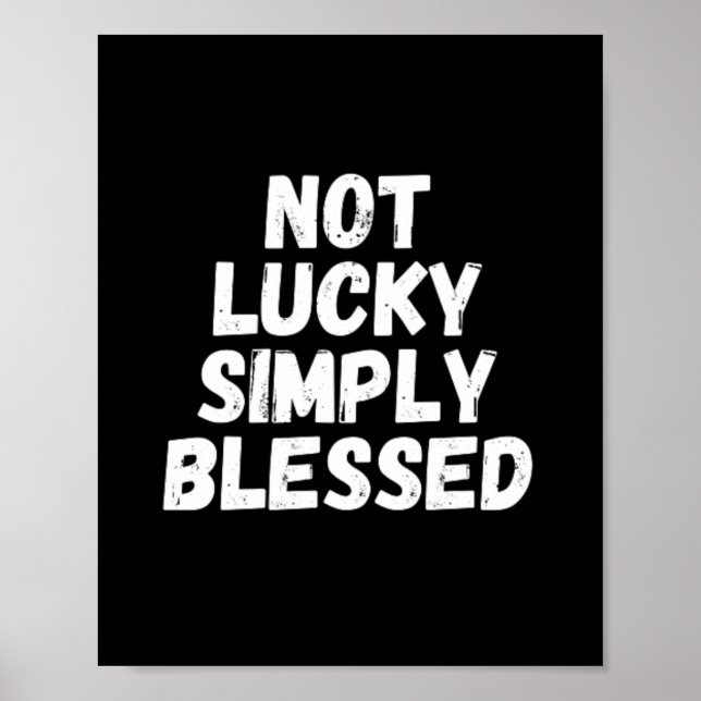 Affiche Pas Lucky Tout Simplement Béni (Devant)