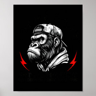 Affiche Pas mon cirque pas mes singes je connais tous les 
