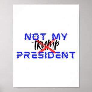 Affiche Pas mon président (dis non au facisme)