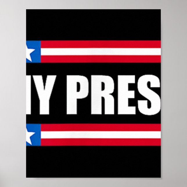 Affiche Pas Mon Président _ Pas Ma Voix Pas Ma Valeur Non (Devant)