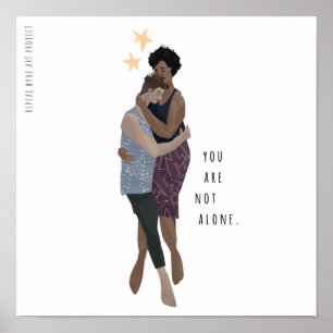 Affiche Pas seul mini-poster