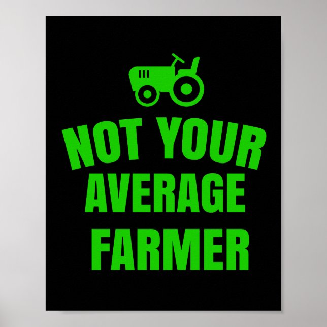 Affiche Pas votre agriculteur moyen (Devant)