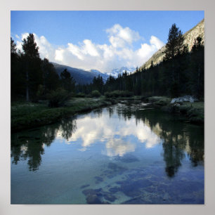 Affiche Pass Donahue de Lyell Fork - John Muir Trail