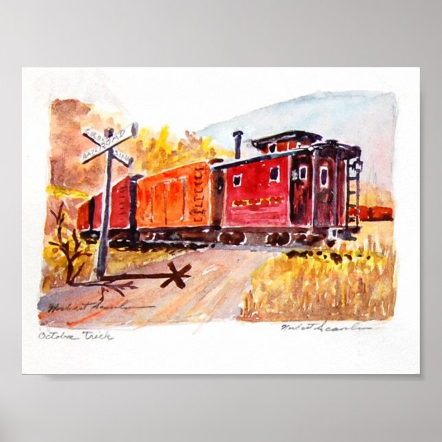 Affiche passage à niveau (Devant)