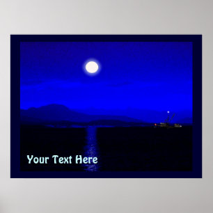 Affiche Passage au clair de lune