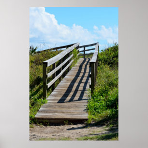 Affiche Passage couvert à la plage
