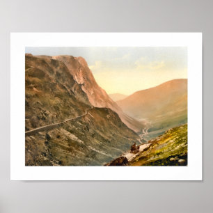 Affiche Passage de Honister, secteur Angleterre de lac
