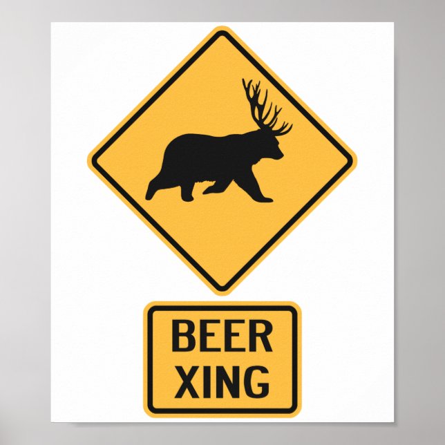 Affiche Passage de la bière de cerf d'ours (Devant)