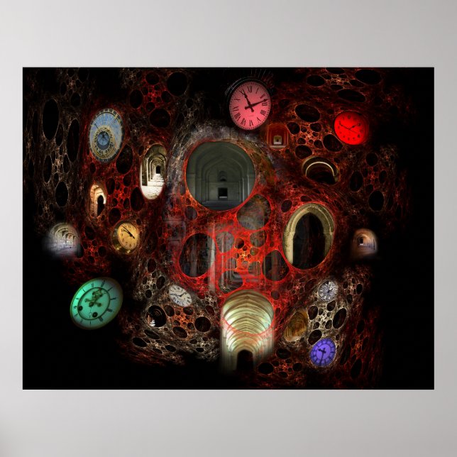 Affiche Passages de temps dans la couleur (Devant)