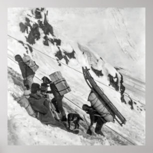 Affiche Passe Chilkoot - Ruée vers l'or du Yukon 1898