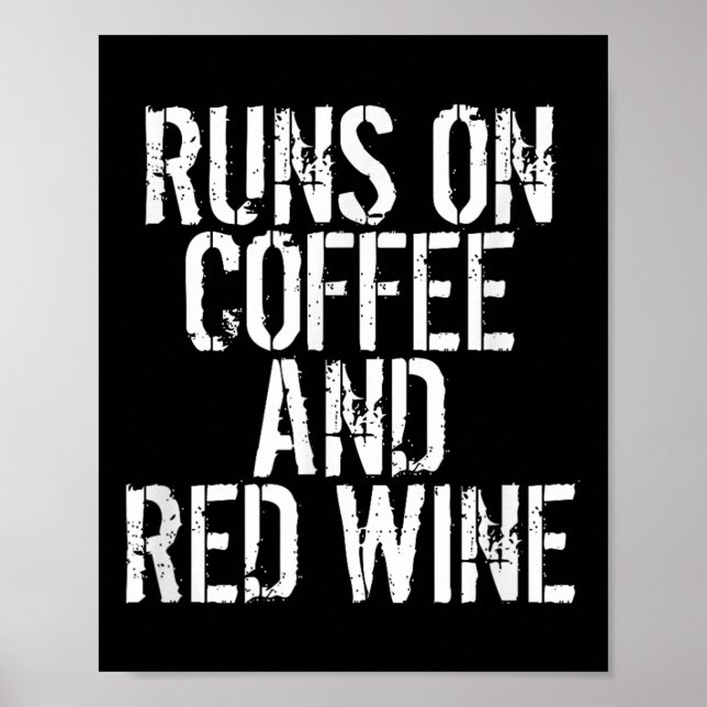 Affiche Passe Sur Le Café Et Le Vin Rouge (Devant)