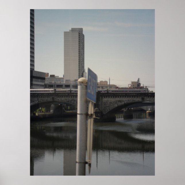 Affiche Passer le monde inversé des réflexions (Devant)