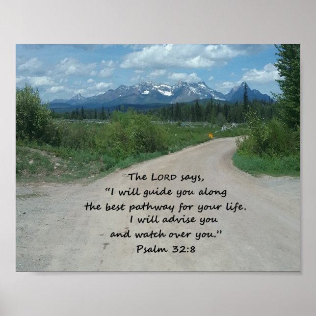 Affiche Passerelle de montagne (Devant)