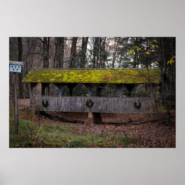 Affiche Passerelle en automne (Devant)