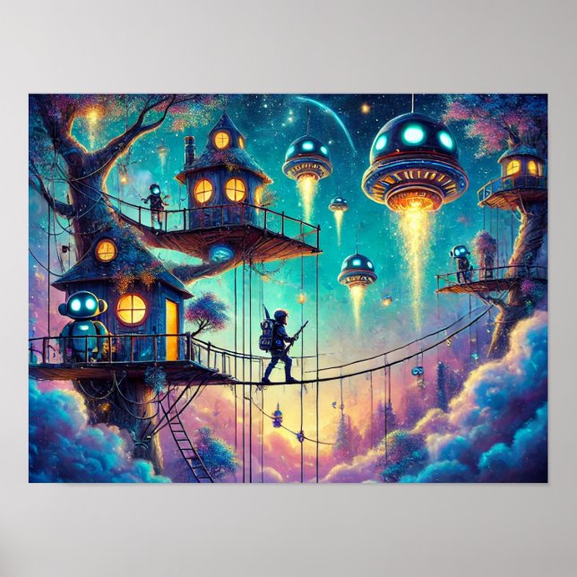 Affiche Passerelle Vers L'Avenir (Devant)