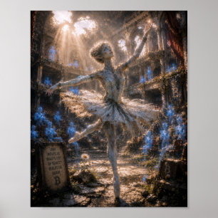 Affiche Passion / Ballerine / Opéra ruiné