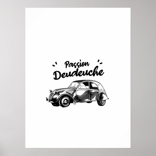 Affiche Passion deudeuche - 2CV (Devant)