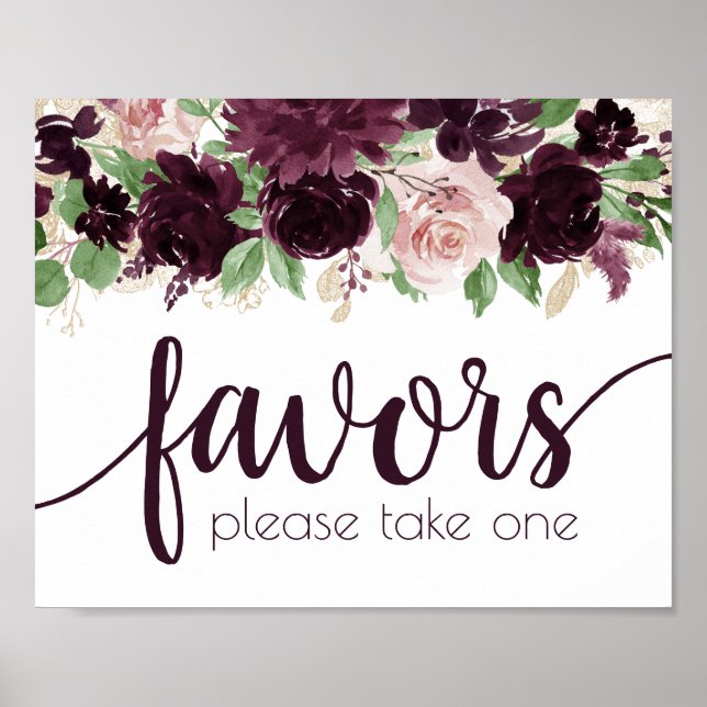 Affiche Passions Maussades | Favori de table de vin violet (Devant)