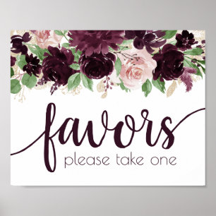 Affiche Passions Maussades   Table de faveur de vin violet