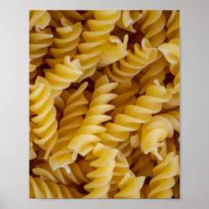 Affiche Pasta Fusilli Noodles