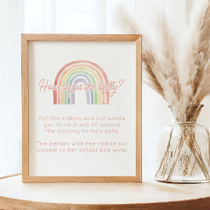 Affiche Pastel Aquarelle Arc-en-ciel Quelle est la taille 