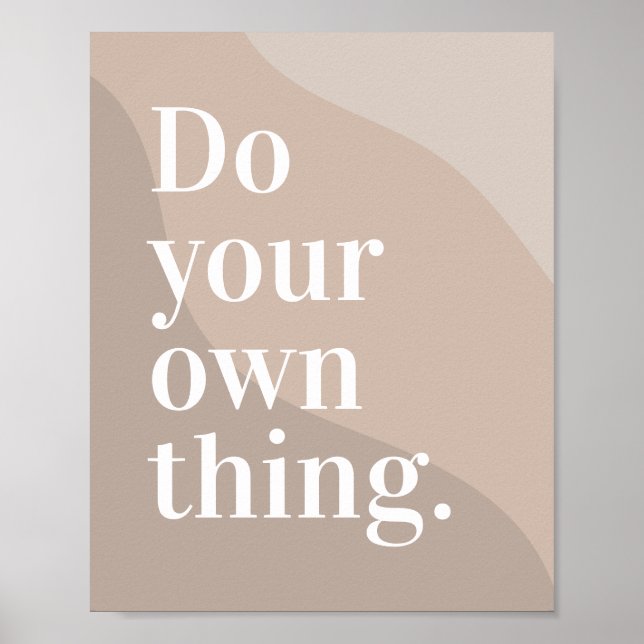 Affiche Pastel Colours Minimaliste Motivation moderne (Devant)