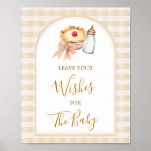 Affiche Pastel Cutie Pie En vichy Automne Laissez vos dési