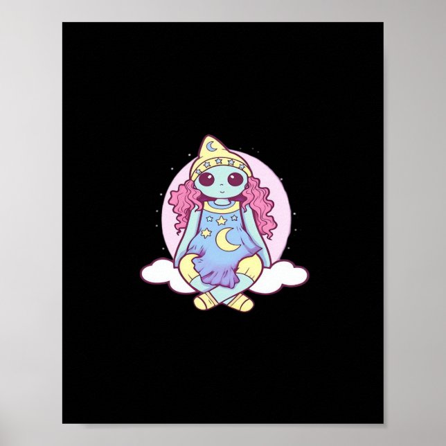 Affiche Pastel Goth Whimsigoth Clown Ragdoll (Devant)