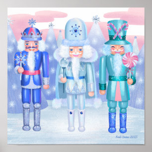 Affiche Pastel Nutcracker Kings Art Imprimer