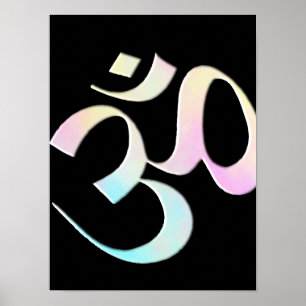 Affiche Pastel Om