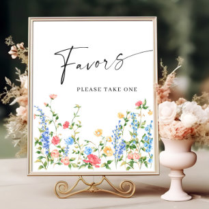 Affiche Pastel Pink Blush Bohemian Fleurs sauvages favoris