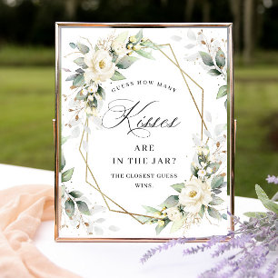 Affiche Pastel Pink Bohemian Fleurs sauvages Combien de ba