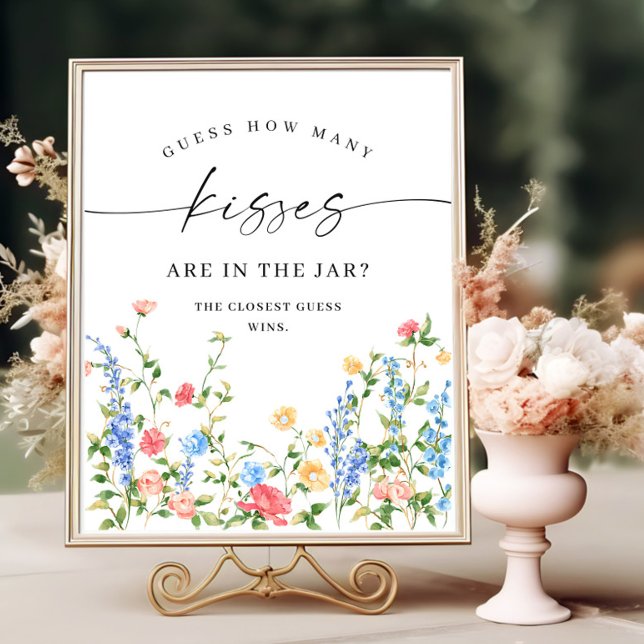 Affiche Pastel Pink Bohemian Fleurs sauvages Mimosa Bar (Créateur téléchargé)